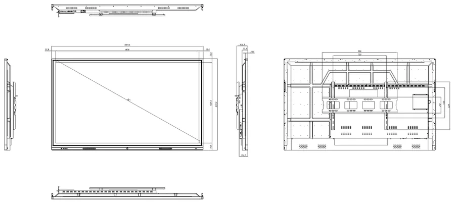 Interactive education and conference flat panel series